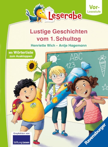 Ravensburger 46317 Geschichten vom ersten Schultag - lesen lernen mit dem Leserabe - Erstlesebuch -