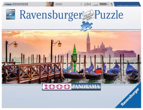 Ravensburger 15082 Puzzle: Gondeln in Venedig 1000 Teile