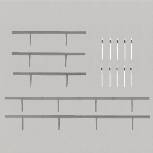 Faller 272452 N Leitplanken, 40 Begrenzungspfähle, 860 mm