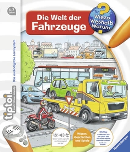 Ravensburger 32912 tiptoi® Wieso? Weshalb? Warum? 12: Die Welt der Fahrzeuge