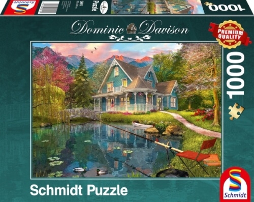 Schmidt Spiele Puzzle Dominic Davison Ruhesitz am See 1.000 Teile
