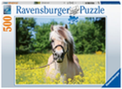 Ravensburger 15038 Puzzle Pferd im Rapsfeld 500 Teile