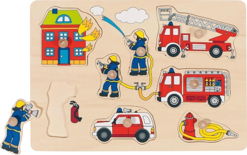 GoKi Steckpuzzle Feuerwehr