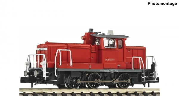 Fleischmann 722482 Diesellok BR 363 verkehrsrot DCC