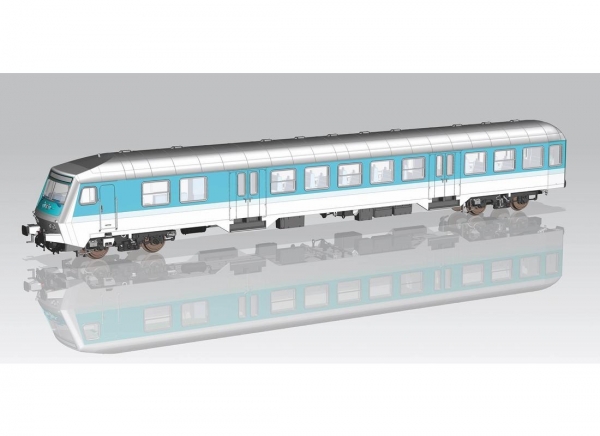 Piko 58522 Nahverkehrssteuerwagen "Wittenberger Kopf" 2. Klasse mintgrün