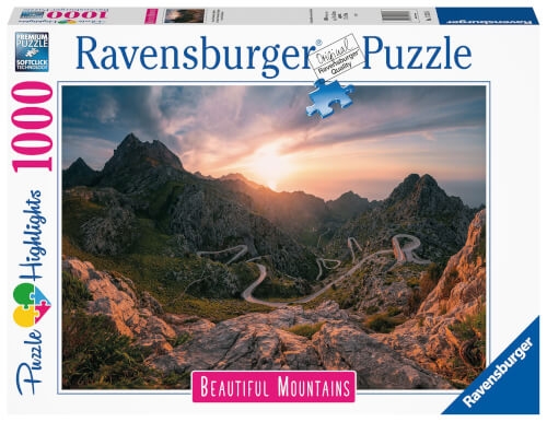 Ravensburger Puzzle 17313 - Serra de Tramuntana, Mallorca - 1000 Teile Puzzle, Beautiful Mountains K