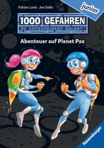 Ravensburger 46251 1000 Gefahren junior - Abenteuer auf Planet Pax (Erstlesebuch mit ''Entscheide se