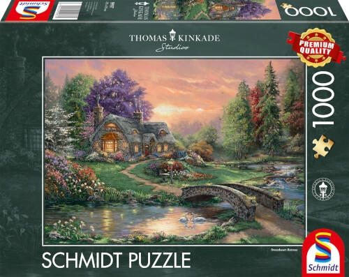 Schmidt Spiele 59937 Puzzle Thomas Kinkade Sweetheart Retreat 1.000 Teile