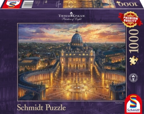 Schmidt Spiele 59628 Puzzle Thomas Kinkade Vatikan 1.000 Teile