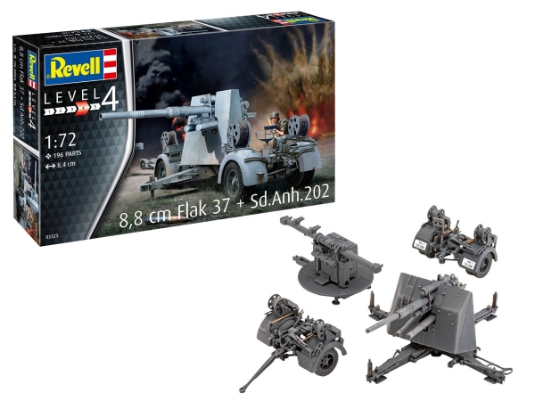Revell 03325 Revell 88 cm Flak 37 + Sd.Anh.202