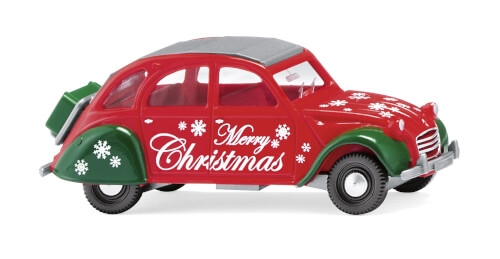 Wiking 80915 - Citroën 2 CV Weihnachtsmodell