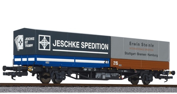 Liliput L235222 Containertragwagen Jeschke DB, Epoche IV