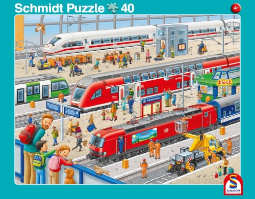 Schmidt Spiele 56812 2erSet RAPU Hafen/Bahnhof 24 Teile /40 Teile