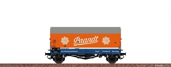 Brawa 47985 Gedeckter Güterwagen "Brandt" DB, Epoche III