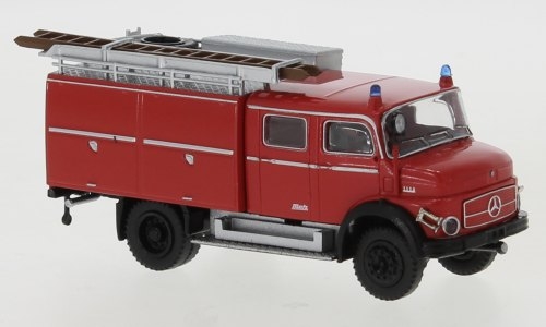 Brekina 47172 Mercedes LAF 1113 TLF 16, rot/schwarz, 1970, Aufbau Klappen