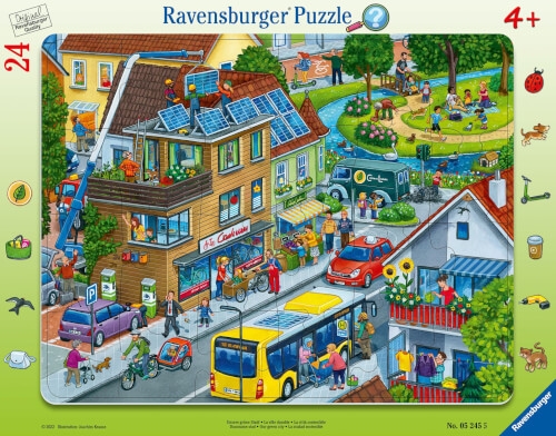 Ravensburger 05245 Puzzle Unsere grüne Stadt 24 Teile