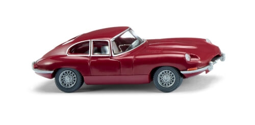 Wiking 80303 Jaguar E-Type Coupé - purpurrot