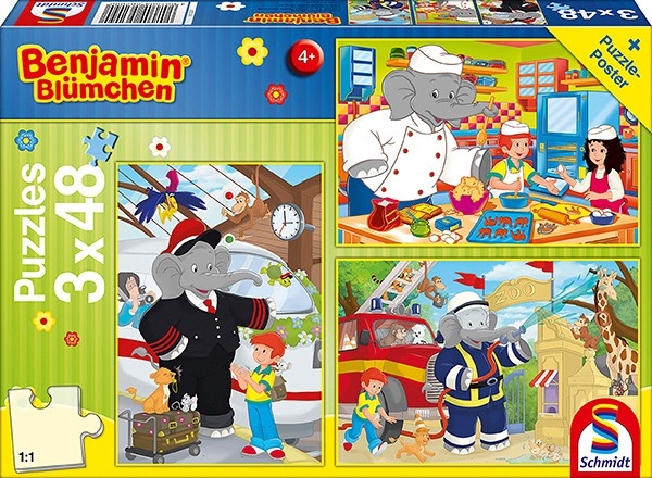 Schmidt Spiele 56209 Im Einsatz, 3 x 48 Teile
