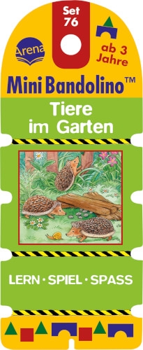 Arena Verlag 70862 Mini Bandolino ? Set 76: Tiere im Garten, sortiert