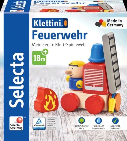 Schmidt Spiele Feuerwehr, Klett-Stapelspielzeug, 7 Teile