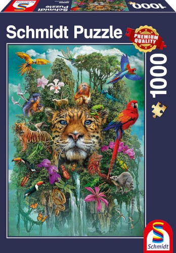 Schmidt Spiele 58960 Puzzle König des Dschungels 1000 Teile