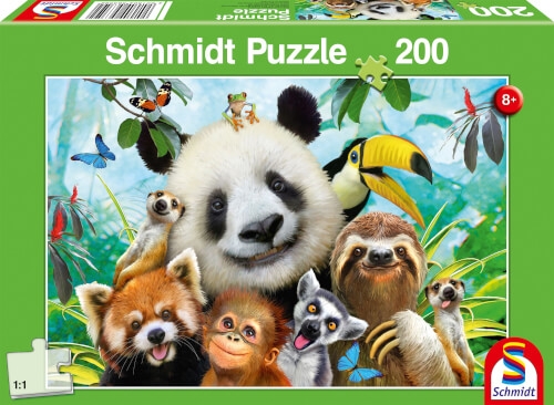Schmidt Spiele Puzzle Einfach tierisch! 200 Teile
