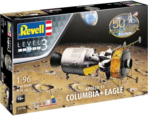 Revell 03700 Apollo 11 Columbia & Eagle 1:96