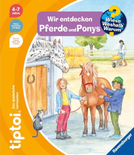 Ravensburger 49229 tiptoi® Wieso? Weshalb? Warum? Wir entdecken Pferde und Ponys