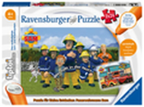Ravensburger 00046 tiptoi® Puzzle für kleine Entdecker: Feuerwehrmann Sam