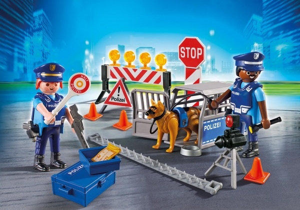 Playmobil 6878 Polizei-Straßensperre