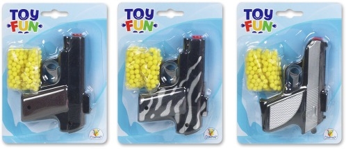 Vedes 80100841 Toy Fun Agenten Kugelpistole, 3-fach sortiert