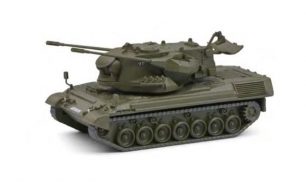 Schuco 452658800 Gepard Flakpanzer matt oliv 1:87
