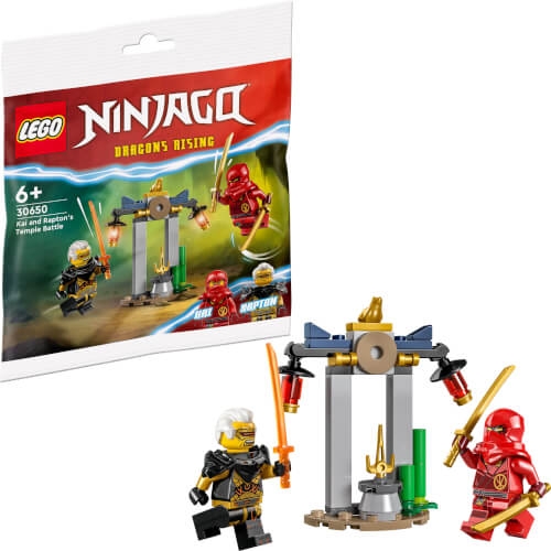 LEGO® NINJAGO® 30650 Kais und Raptons Duell im Tempel