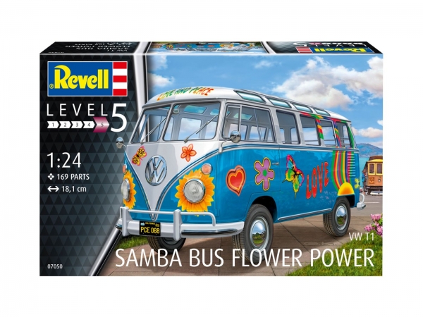 Revell 07050 VW T1 Samba Bus Flower Power
