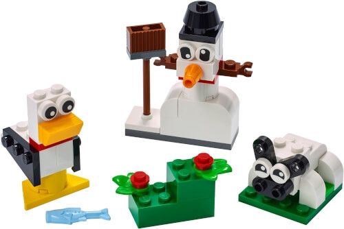 LEGO® Classic 11012 Kreativ-Bauset mit weißen Steinen