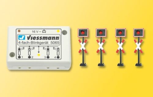 Viessmann 5835 H0 Andreaskreuze,4 St.+Blinke