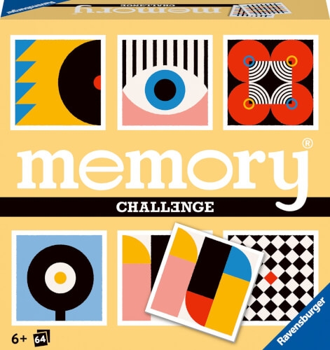 Ravensburger 22462 Challenge memory® Verrückte Muster Lustige Kinderspiele Lustig