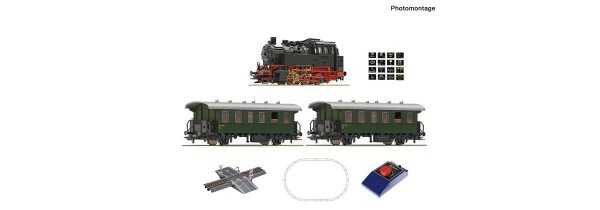 Roco 51161 Analog Start Set: Dampflokomotive BR 80 mit Personenzug