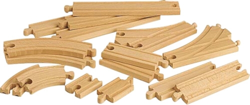 BRIO 63340200 Mittleres Schienensortiment