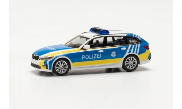 Herpa 97000 BMW 3er Touring „Polizei Bayern“, weiß
