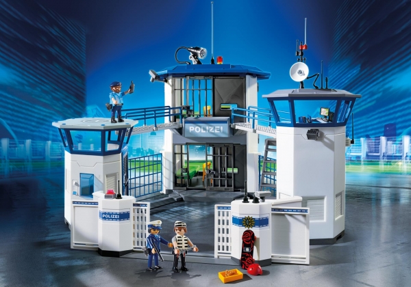 Playmobil 6872 Polizei-Kommandozentrale mit Gefängnis