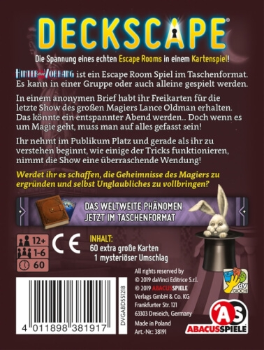Deckscape - Hinter dem Vorhang
