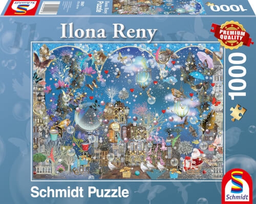 Schmidt Spiele 59947 Puzzle Ilona Reny Blauer Nachthimmel 1000 Teile