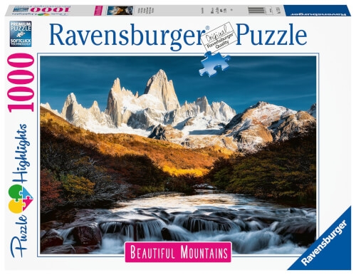 Ravensburger Puzzle 17315 - Fitz Roy, Patagonien - 1000 Teile Puzzle, Beautiful Mountains Kollektion