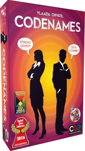 Asmodee CZ066 Codenames (Spiel des Jahres 2016), für 2-8 Spieler, ca. 15 min, ab 10 Jahren