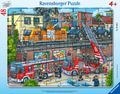 Ravensburger 05093 Puzzle Feuerwehreinsatz an den Bahngleisen