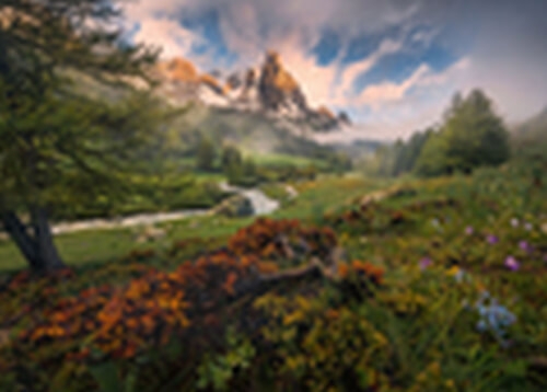 Ravensburger 15993 Puzzle Malerische Stimmung im Vallée de la Clarée, Französischen Alpen 1000 Teile