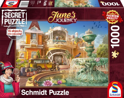 Schmidt Spiele 59973 Orchideenanwesen, JUNE'S JOURNEY Puzzle 1.000 Teile