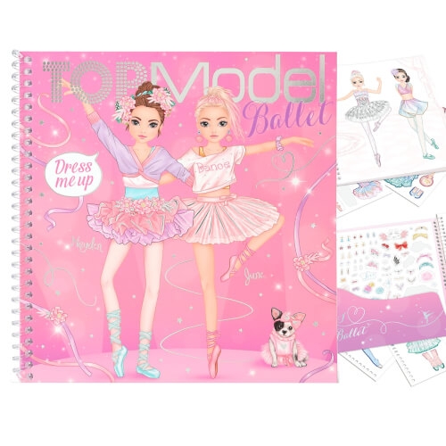 Depesche 12125 TOPModel Dress Me Up Stickerbuch BALLET