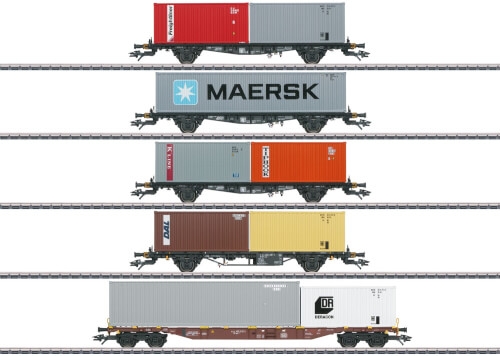 Märklin 47680 H0 Container-Tragwagen-Set